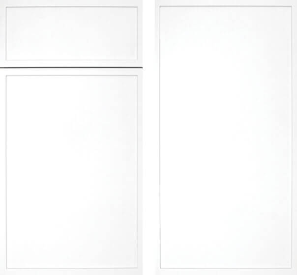 Slim Shaker white Cabinet Door